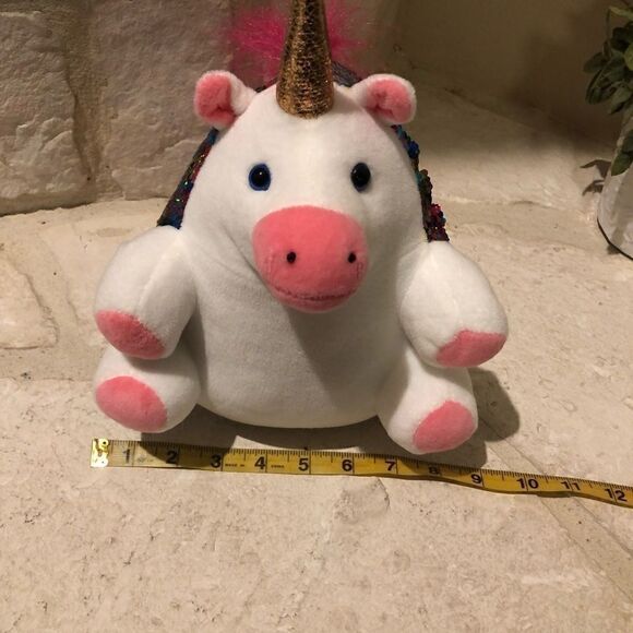 Creativity for Kids Sparkles The Unicorn weighted Plush Toy - Picture 6 of 8
